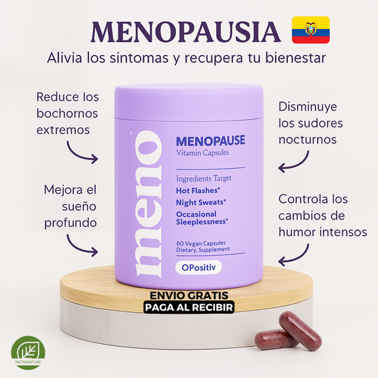 MENO – Suplemento Natural Menopausia