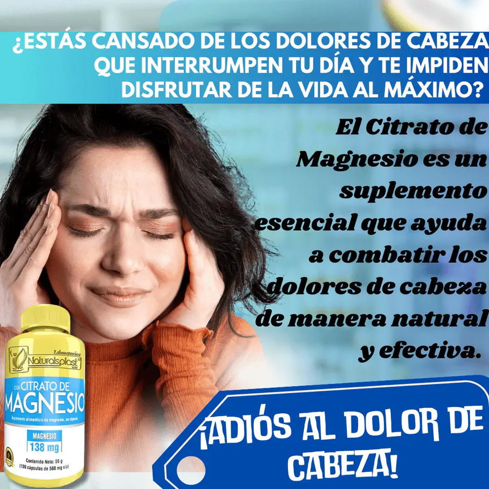 Citrato de Magnesio x 100 Cápsulas