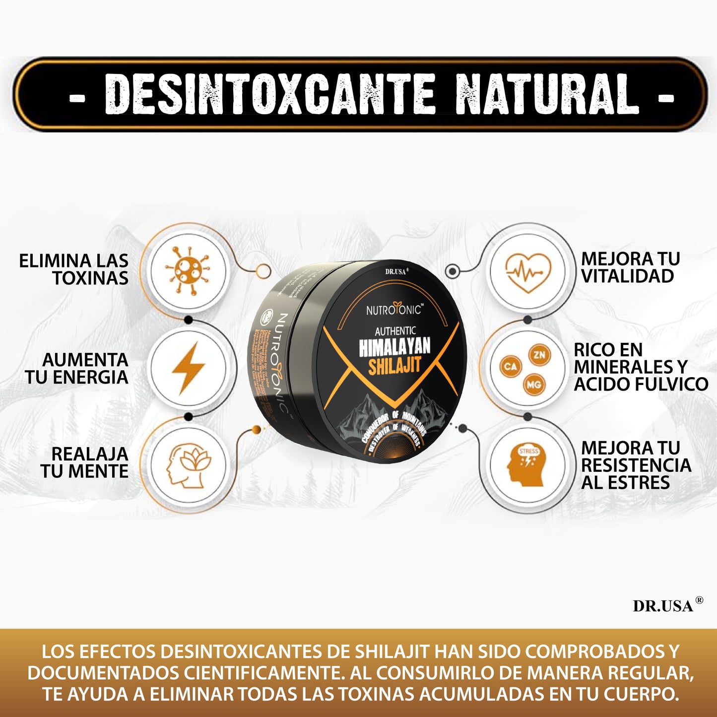 Shilajit Original del Himalaya - 80 gr